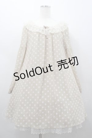 画像: Angelic Pretty / レトロドットレディワンピース  ブラウン I-26-02-25-044-AP-OP-SA-ZI