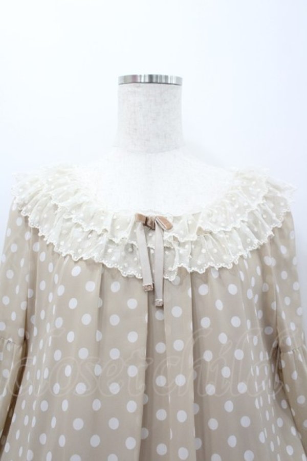 画像2: Angelic Pretty / レトロドットレディワンピース  ブラウン I-26-02-25-044-AP-OP-SA-ZI (2)