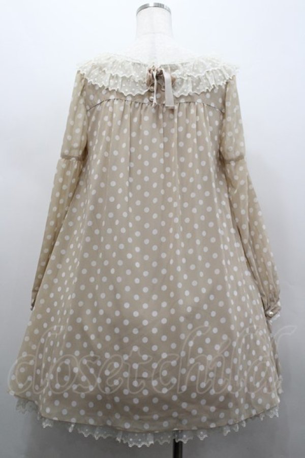 画像4: Angelic Pretty / レトロドットレディワンピース  ブラウン I-26-02-25-044-AP-OP-SA-ZI (4)