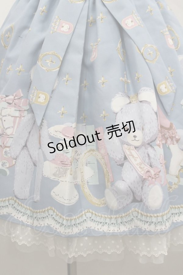 画像3: Angelic Pretty / Charlotte's Bearジャンパースカート  サックス I-26-02-25-045-AP-OP-SA-ZI (3)