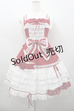 画像: BABY,THE STARS SHINE BRIGHT / Amandineジャンパースカート  エンジ I-26-02-25-049-BA-OP-SA-ZI