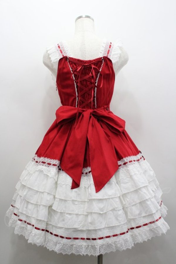 画像4: BABY,THE STARS SHINE BRIGHT / Amandineジャンパースカート  エンジ I-26-02-25-049-BA-OP-SA-ZI (4)