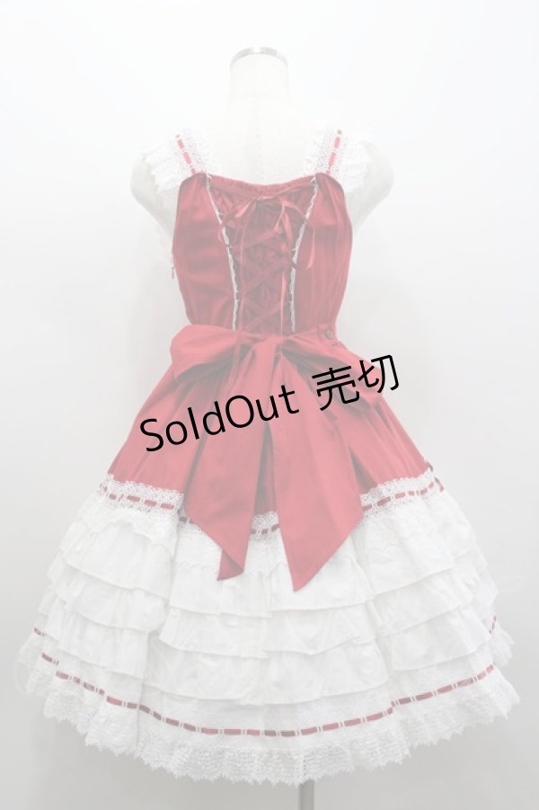 画像4: BABY,THE STARS SHINE BRIGHT / Amandineジャンパースカート  エンジ I-26-02-25-049-BA-OP-SA-ZI (4)