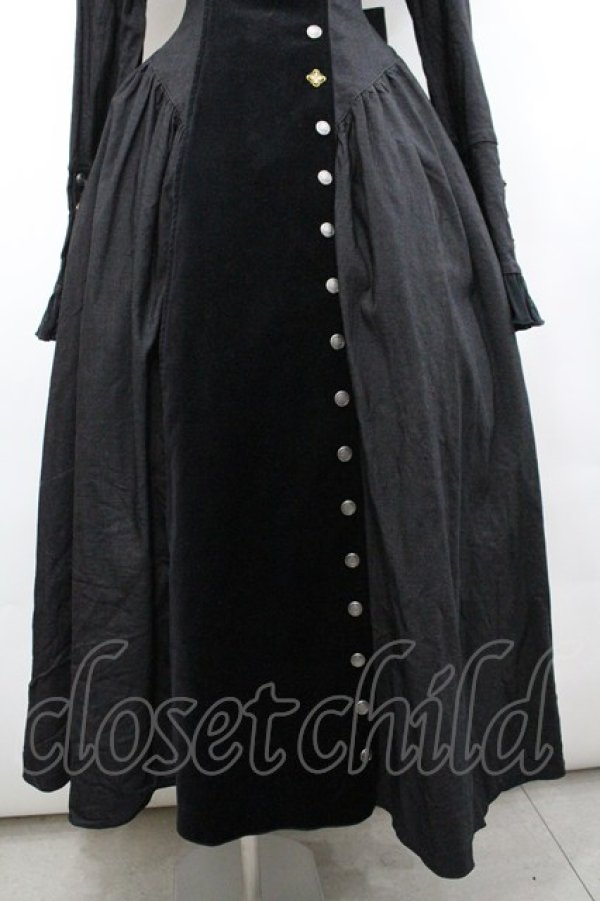 画像3: Hoshibako Works / ジヴリール プラケットロングドレス M 黒 I-26-02-25-051-LO-OP-SA-ZI (3)