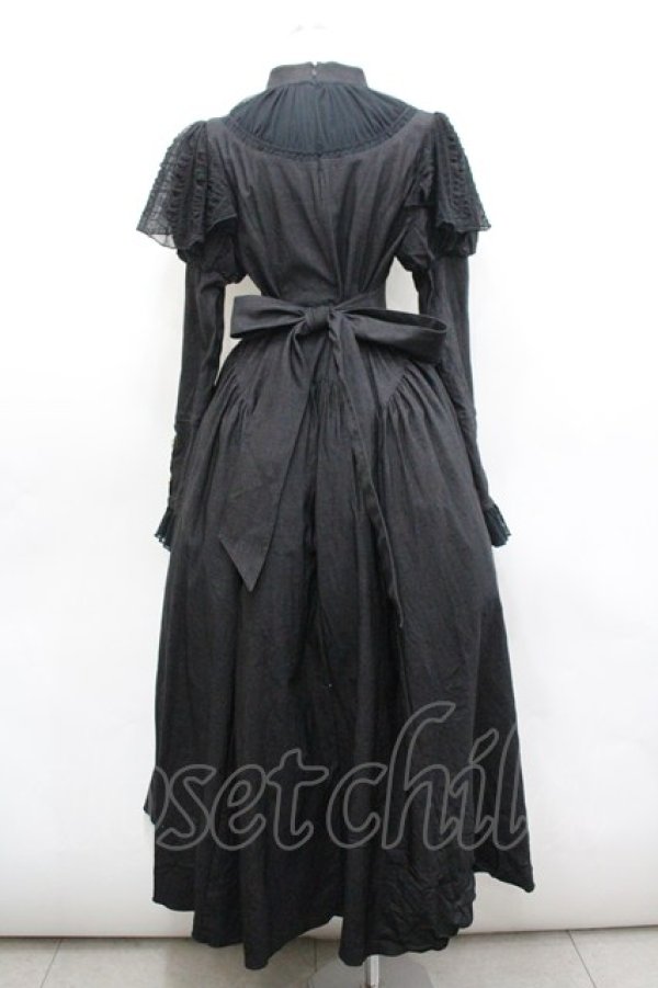 画像5: Hoshibako Works / ジヴリール プラケットロングドレス M 黒 I-26-02-25-051-LO-OP-SA-ZI (5)