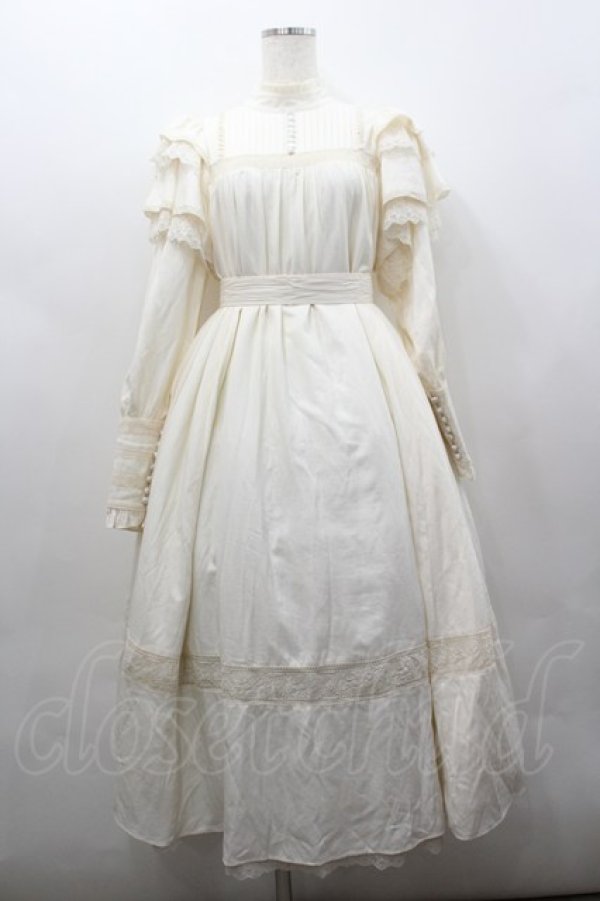 画像1: Hoshibako Works / リリアンヌ姉妹ワンピース(ロング丈)  生成り I-26-02-25-052-LO-OP-SA-ZI (1)