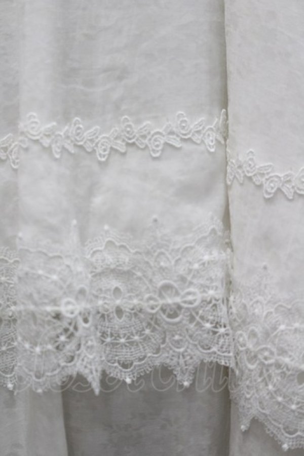 画像3: Hoshibako Works / アンジェリカ　ヨークレースワンピース  白 I-26-02-25-053-LO-OP-SA-ZI (3)