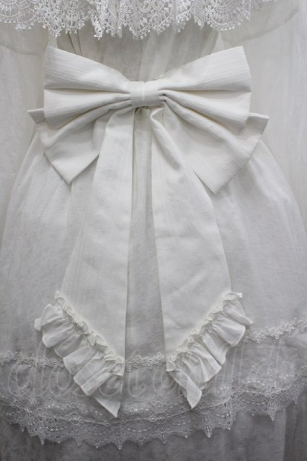 画像7: Hoshibako Works / アンジェリカ　ヨークレースワンピース  白 I-26-02-25-053-LO-OP-SA-ZI (7)