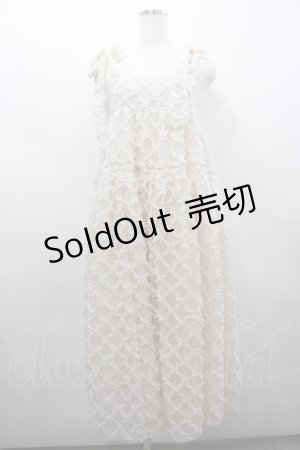 画像: Maison de minette / シースルー格子ジャンパースカート  ベージュ I-26-02-25-058-LO-OP-SA-ZI