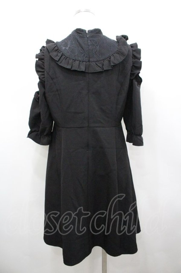 画像4: DearMyLove / レースチャイナデザインワンピース LL クロ I-26-02-25-060-EL-OP-IG-ZI (4)