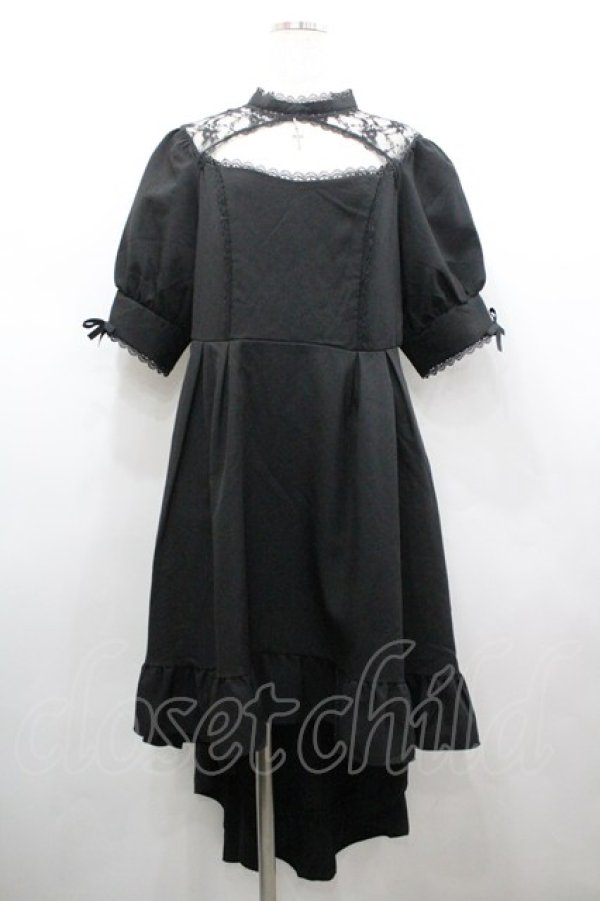 画像1: DearMyLove / 闇十字架フィッシュテールワンピース LL クロ I-26-02-25-061-EL-OP-IG-ZI (1)