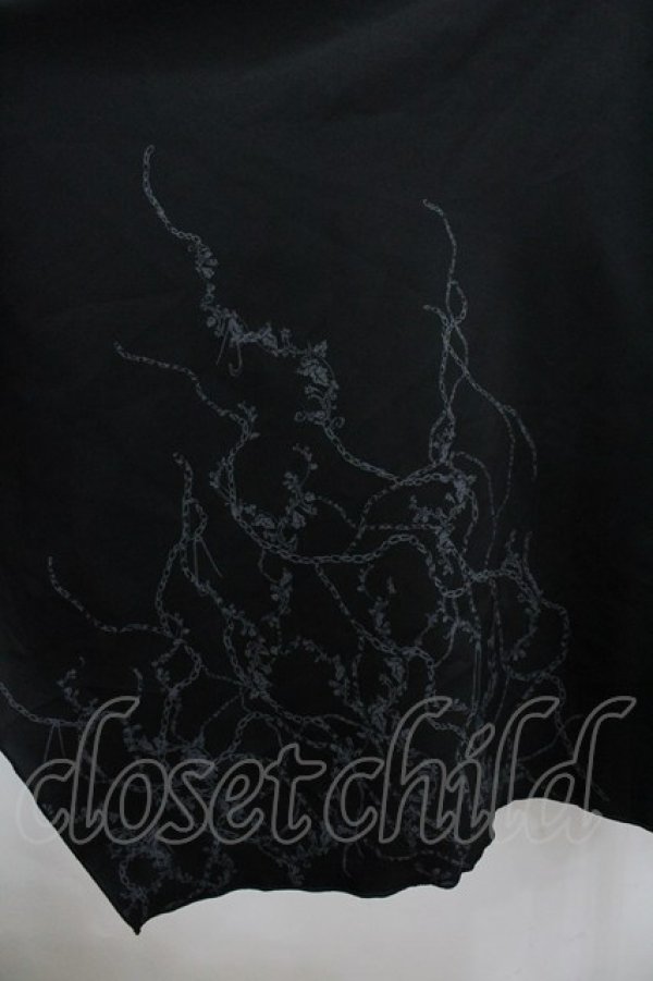 画像3: Ozz Croce / サイドベルトデザインロングベスト  黒Ｘシルバー I-26-02-25-076-OO-PA-SA-ZI (3)