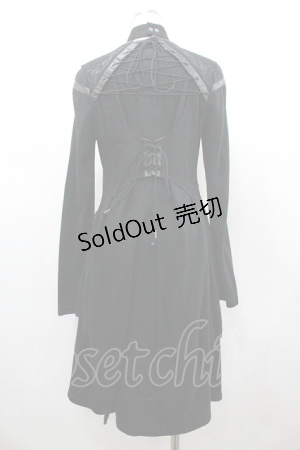 画像2: Ozz Croce / クロスダブルZIPフードカーディガン  黒 I-26-02-25-077-OO-TO-SA-ZI (2)