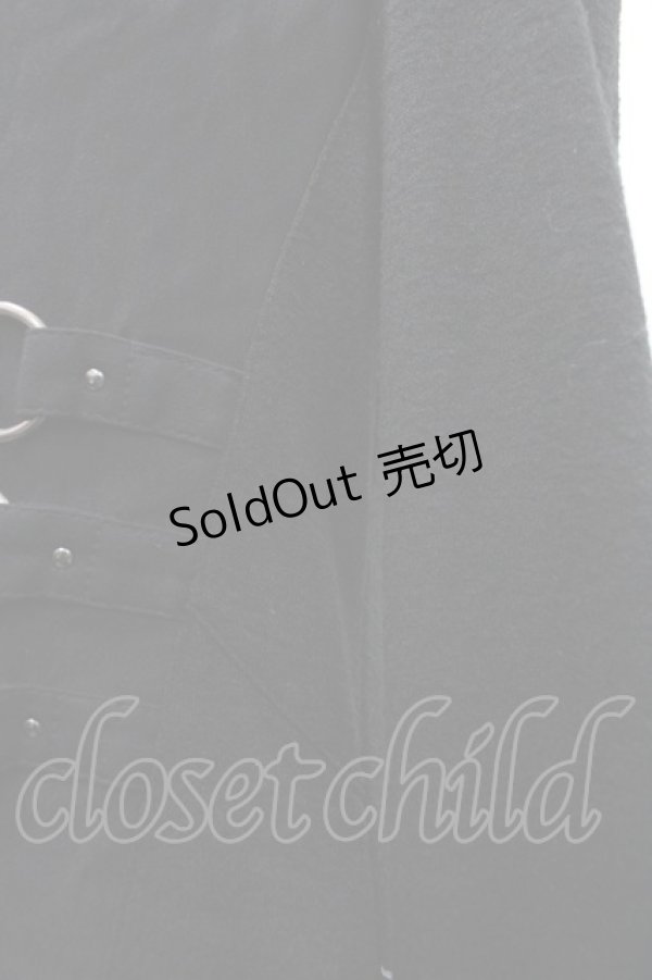 画像3: Ozz Croce / クロスダブルZIPフードカーディガン  黒 I-26-02-25-077-OO-TO-SA-ZI (3)