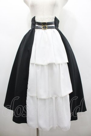 画像: MIHO MATSUDA / スカート・ヴィフィール  黒Ｘ白 I-26-02-25-084-GO-SK-SA-ZI