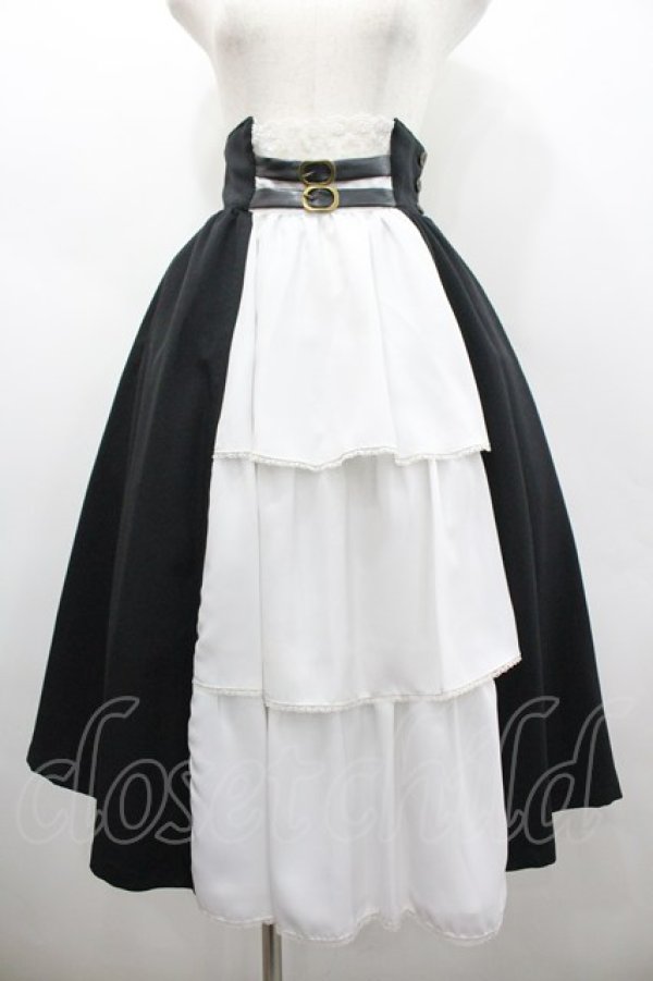 画像1: MIHO MATSUDA / スカート・ヴィフィール  黒Ｘ白 I-26-02-25-084-GO-SK-SA-ZI (1)