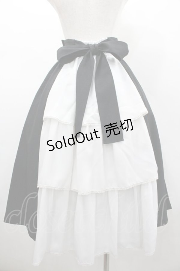 画像2: MIHO MATSUDA / スカート・ヴィフィール  黒Ｘ白 I-26-02-25-084-GO-SK-SA-ZI (2)