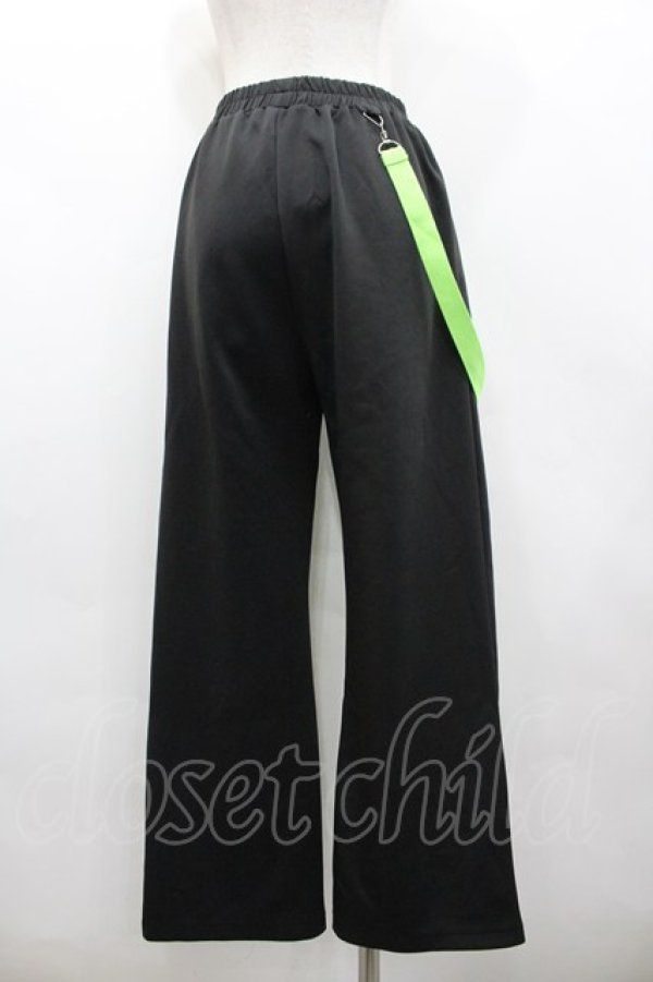 画像2: ACDC RAG / 渦雷パンツ  黒Ｘ緑 I-26-02-25-091-PU-PA-SA-ZI (2)