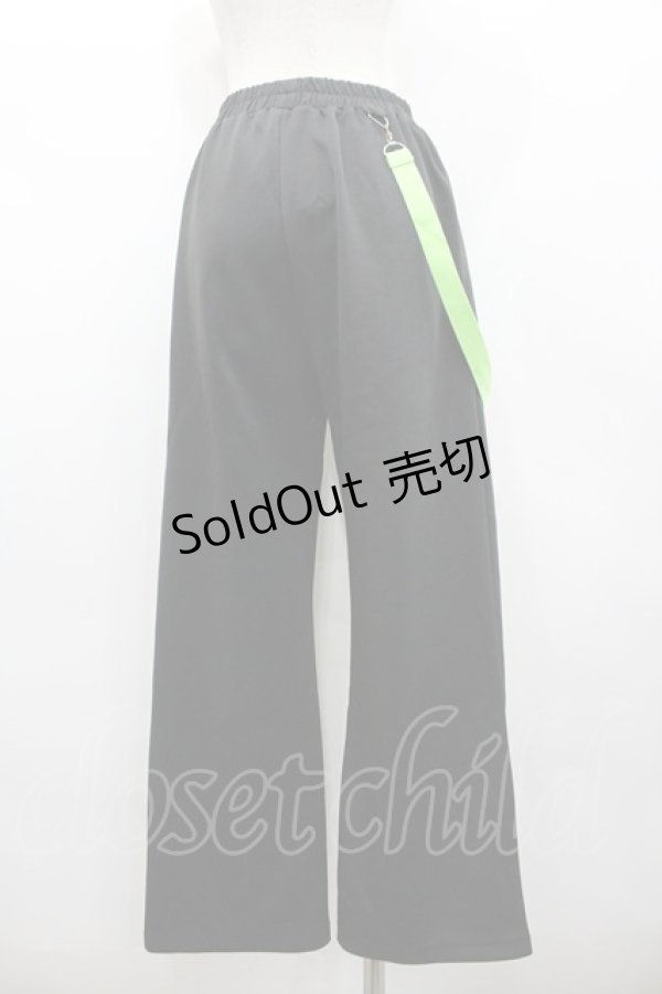 画像2: ACDC RAG / 渦雷パンツ  黒Ｘ緑 I-26-02-25-091-PU-PA-SA-ZI (2)