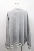 画像2: NieR Clothing / NIIERちゃん刺繍ニットカーディガン  グレーＸ白 I-26-02-25-010-PU-TO-SA-ZI (2)