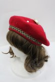 画像3: Angelic Pretty / Noble Collectionベレー  赤 I-26-02-25-101-AP-AC-SA-ZI (3)