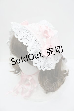 画像: BABY,THE STARS SHINE BRIGHT / うさくみゃヘッドドレス  ピンクＸ白 I-26-02-25-108-BA-AC-SA-ZI