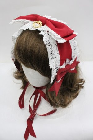 画像: BABY,THE STARS SHINE BRIGHT / Amandineヘッドドレス  エンジ I-26-02-25-109-BA-AC-SA-ZI