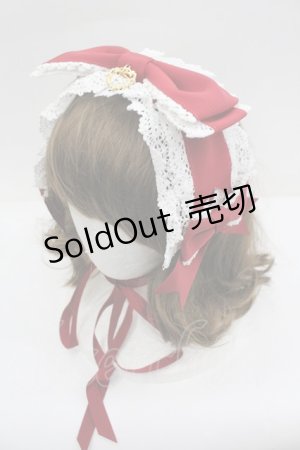 画像: BABY,THE STARS SHINE BRIGHT / Amandineヘッドドレス  エンジ I-26-02-25-109-BA-AC-SA-ZI