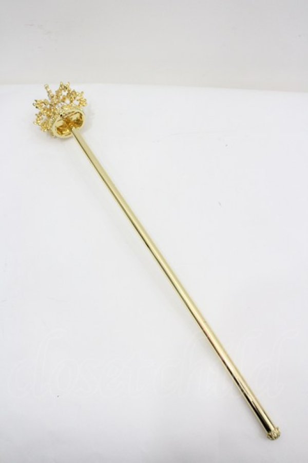 画像1: BABY,THE STARS SHINE BRIGHT / 蝶々王冠のクラウンセプター  ゴールド I-26-02-25-113-BA-AC-SA-ZI (1)