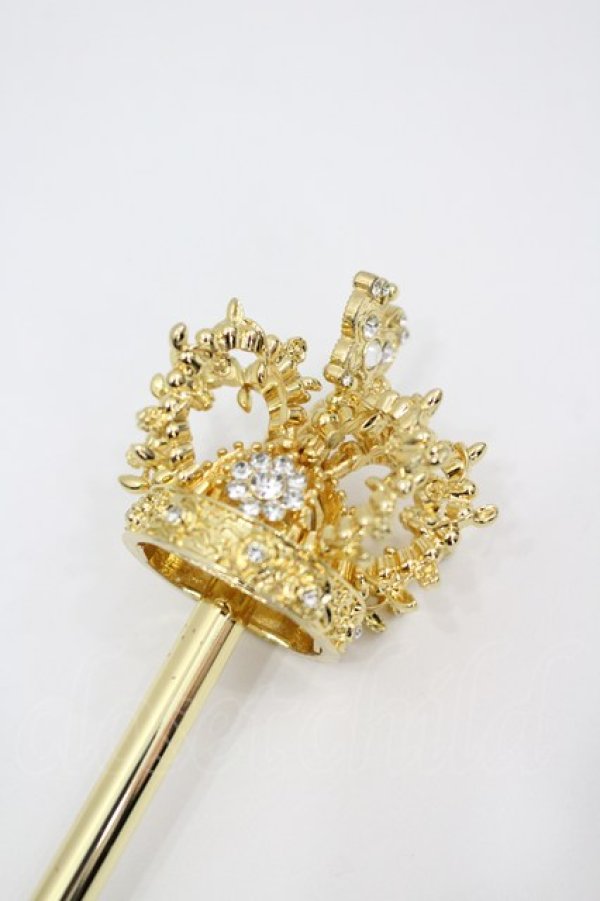 画像3: BABY,THE STARS SHINE BRIGHT / 蝶々王冠のクラウンセプター  ゴールド I-26-02-25-113-BA-AC-SA-ZI (3)