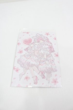 画像: Angelic Pretty / Ohanami Bunnyポストカード  白ｘピンク I-26-02-25-118-AP-ZA-SA-ZI