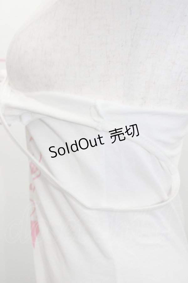 画像2: PEACE NOW / うさぎデビルキャミソール  白Ｘピンク I-26-02-25-018-PU-TO-SA-ZI (2)