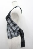 画像2: PUTUMAYO / チェックベスト  サックスＸ黒 I-26-02-25-019-PT-TO-SA-ZI (2)