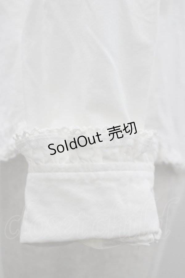 画像2: PUTUMAYO / 立ち襟長袖ブラウス  白 I-26-02-25-020-PT-BL-SA-ZI (2)