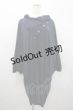 画像: ALGONQUINS / ドレープロングカーディガン  紺 I-26-02-25-022-AL-TO-SA-ZI