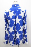 画像3: SEXY DYNAMITE LONDON / スター総柄シャツ  青Ｘ白 I-26-02-25-024-PU-BL-SA-ZI (3)