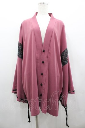 画像: AXES-X / 小紋柄羽織 L ピンク I-26-02-28-033-LO-TO-SA-ZI