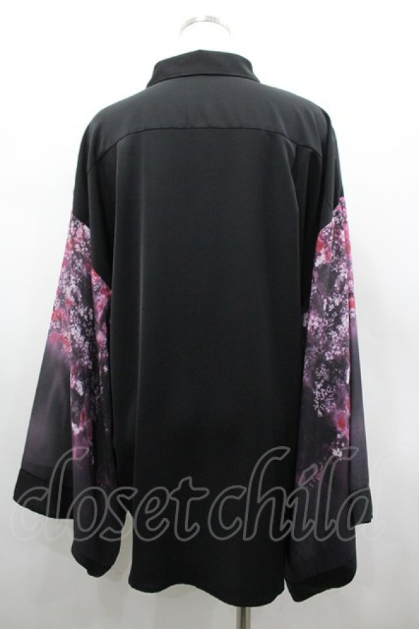 画像2: REZEN / 枝垂桜和袖シャツ M 桜色 I-26-02-28-034-LO-BL-SA-ZI (2)