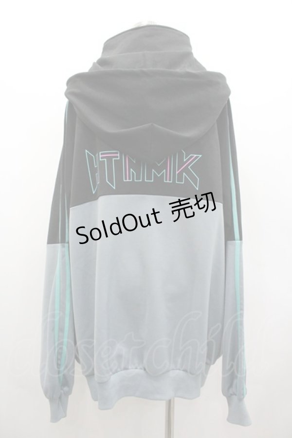 画像2: LISTEN FLAVOR / 初音ミクジャージパーカー F 黒Ｘ青 I-26-02-28-037-PU-TO-SA-ZI (2)