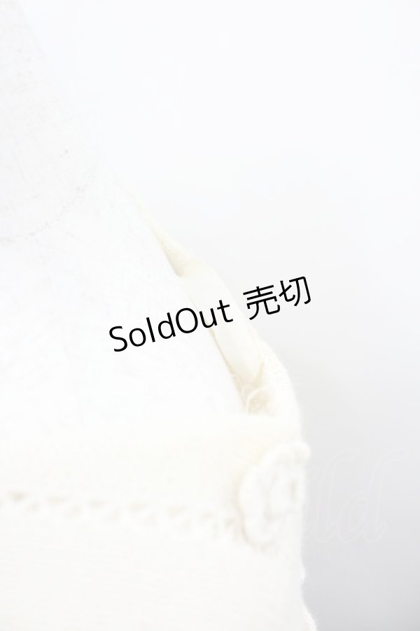 画像4: PINK HOUSE / カメリアモチーフニットセーラー襟トップス  生成り I-26-02-28-048-LO-TO-SA-ZI (4)