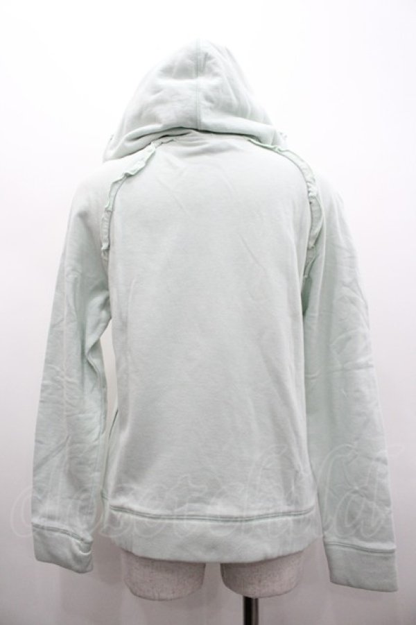 画像2: INGEBORG / カメリアモチーフパーカー  ミント I-26-02-28-053-LO-TO-SA-ZI (2)