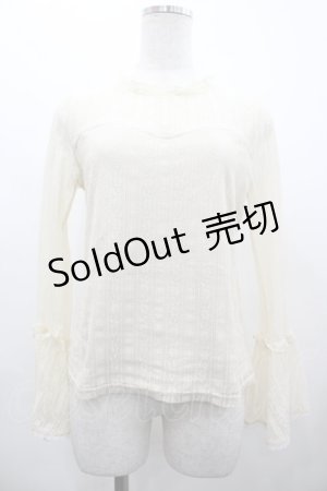 画像: Amavel / レース切替トップス  アイボリー I-26-02-28-007-CA-TO-SA-ZI