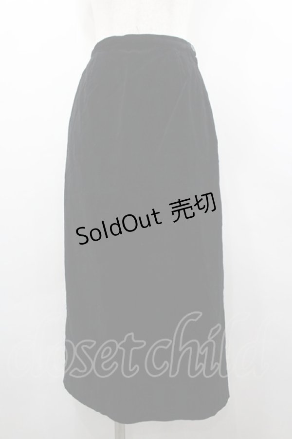 画像3: INGEBORG / 別珍リボンパールボタンジャケット&別珍スカートセットアップ  黒Ｘゴールド I-26-02-28-068-LO-JA-SA-ZI (3)