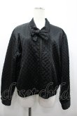 画像1: INGEBORG / リボンキルティングジャケット  黒 I-26-02-28-069-LO-JA-SA-ZI (1)