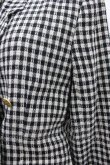 画像4: INGEBORG / チェックダブルボタンジャケット  黒Ｘ白 I-26-02-28-071-LO-JA-SA-ZI (4)