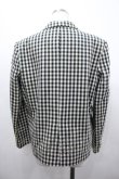 画像2: PINK HOUSE / チェック&ドットリボンジャケット  白Ｘ黒チェック I-26-02-28-072-LO-JA-SA-ZI (2)