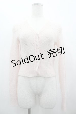 画像: MILK / パウダーカーデ  ピンク I-26-02-28-008-ML-TO-SA-ZI