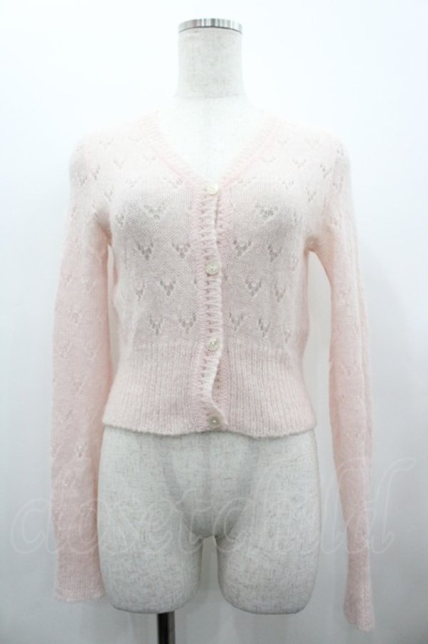 画像1: MILK / パウダーカーデ  ピンク I-26-02-28-008-ML-TO-SA-ZI (1)