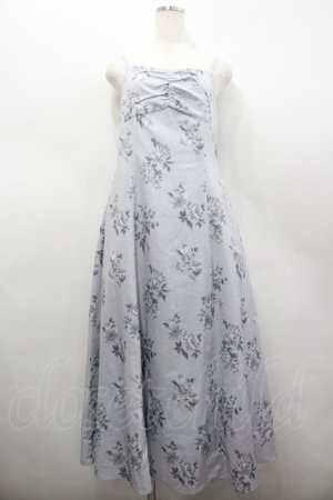 画像: Maison de FLEUR Ayaka Sasaki / フラワープリントワンピース  グレー I-26-02-28-075-LO-OP-SA-ZI