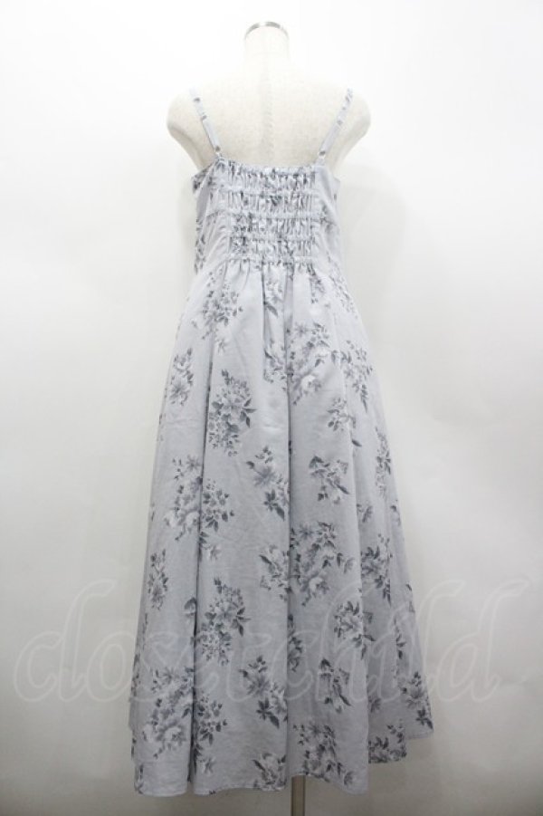 画像2: Maison de FLEUR Ayaka Sasaki / フラワープリントワンピース  グレー I-26-02-28-075-LO-OP-SA-ZI (2)
